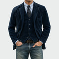 Riviera | Conjunto de chaqueta y chaleco de terciopelo