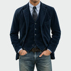 Riviera | Conjunto de chaqueta y chaleco de terciopelo